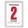 Oberthur Classique - Ephéméride gris - 6,3 x 9,2 cm