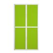 3660141930290-Armoire haute à rideaux EASY OFFICE - 110 x 204 x 41,5 cm - Corps et poignée blanc - Ride-P_79362596_1-0
