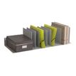 3660141030594-Trieur pour classeurs et documents - 10 séparateurs amovibles - L 85 cm - gris-P_79365610_1-0