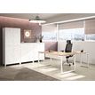 3483600215918-Bureau SUNDAY - 140 cm - Pieds cadre - Gris-P_79375151_2-1