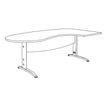 2012348121635-Bureau compact manager retour à droite IDRA - 200 cm - Pied anthracite - Hêtre (Pieds de renfort obligato-P_79376885_6-4