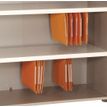 2012348123417-Armoire mi-haute IDRA/DUAL -  L80 x H102 x P47 - 2 portes - 2 tablettes métal DS - Corps alu - -P_79377063_6-5
