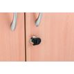 3253310174603-Armoire basse IDRA/DUAL - H72 x L80 x P47 - 2 portes - Corps blanc - Dessus et portes imita-P_79377101_3-2