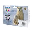 8715946516516-Epson 26 Ours polaire - Pack de 4 - noir, cyan, magenta, jaune - cartouche d'encre original-P_79380209_4-2