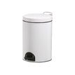 3019920901158-Rossignol Sanelia - Poubelle à pédale métallique - 14 L - acier blanc-P_79382544_1-0