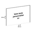 3459590648531-Plaque professionnelle personnalisée avec votre texte - 300 x 200 mm - Epaisseur 3,2 mm - blanche -P_79384206_1-0