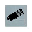 8711234048219-Pickup - Plaque de signalisation -  80 x 80 mm - autocollant - surveillance / camera in use-P_79387926_1-0