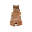 Boîte postale d'expédition - 43 cm x 30 cm x 12 cm - kraft - Logistipack