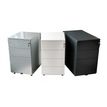 Caisson bout de bureau - 3 tiroirs - 69 x 41,6 x 74,6 cm - beige