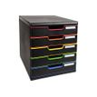 9002493423657-Exacompta Modulo - Module de classement 5 tiroirs - noir/arlequin-P_79404351_2-1