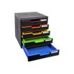 9002493423657-Exacompta Modulo - Module de classement 5 tiroirs - noir/arlequin-P_79404351_3-2