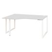 3483600495518-Bureau compact à gauche SUNDAY - 160 cm - Pieds cadre - Gris-P_79408133_1-0