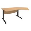 3253310149885-Bureau 135° IDRA - retour d'angle à droite - L180 cm - Pieds anthracite - Plateau imitati-P_79408617_1-0
