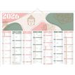 Calendrier bancaire illustré année civile BOUCHUT "Zen" 40,5 x 55 cm Pefc 70 %