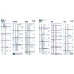 3371010384983-Quo Vadis - Calendrier origami 3 mois par face - 18 x 36 cm--0
