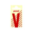 8711234223210-Pickup - Étiquette autocollante - 90 mm - Lettre V - rouge brillant-P_79413031_1-0