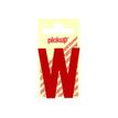 8711234243225-Pickup - Étiquette autocollante - 150 mm - Lettre W - rouge brillant-P_79413104_1-0