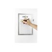 4005546407043-Durable Duraframe Note - Cadre d'affichage adhésif - A4 - argent - avec porte-stylo-P_79415393_3-2