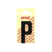2012349362228-Pickup - Étiquette autocollante - 90 mm - Lettre P - noir mat-P_79418010_1-0