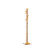 3660141260182-Porte-manteau en bois naturel avec porte parapluie EASYCLOTH - orange-P_79420840_2-0