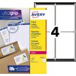 5014702086700-Avery - 60 Étiquettes d'expédition blanches - 99,1 x 139 mm - Impression laser - réf L71-P_79423790_1-0