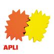 3270241003970-Apli Agipa - 50 éclatés fluo - jaune/orange - 12 x 16 cm--0
