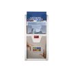 3660412031046-Promocome - Trieur mural / Porte-brochures monobloc 3 niveaux A4 - blanc-P_79427715_1-0