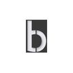 8711234016928-Pickup Home 3D Milan - Étiquette autocollante 60 mm - Lettre B - gris-P_79427988_1-0