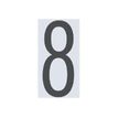 8711234017543-Pickup Home 3D Oslo - Étiquette autocollante 90 mm - Chiffre 8 - gris-P_79428021_1-0