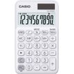 Calculatrice de poche Casio SL-310UC - 10 chiffres - alimentation batterie et solaire - blanc