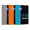 3020120121642-Oxford Etudiants - Cahier Nomadbook B5 (19 x 25 cm) avec pochettes 3 rabats - 160 pages - grands carreaux (Seyes) - double spirale - disponib-P_79431011_7-6