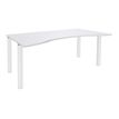 3253310165281-Bureau vague symétrique EXPRIM - L180 cm - Plateau Blanc perle - Pieds blanc-P_79432409_1-0