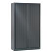 3219096910064-Armoire haute monobloc à rideaux ETIC - 198 x 120 cm - anthracite-P_79433027_1-0