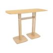 3660141221527-Table haute WOODY 150 cm - pieds sapin - plateau hêtre-P_79433397_1-0