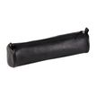 Clairefontaine - Trousse ronde - cuir - noir