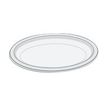 3342690133918-Guillin Rondopack - assiette - fiber white - Taille 23 cm - hauteur 2.2 cm - jetable (pack -P_79438320_1-0