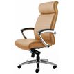 3700339883486-Fauteuil de bureau WILLIAM - accoudoirs articulés - appui-tête intégré - cuir Camel-P_79438592_2-1