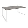 3253310167513-Bureau LOFTER Manager - L180 x P100 x H72,5 cm - sans console - pieds blanc - plateau imita-P_79439330_1-0