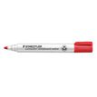STAEDTLER LUMOCOLOR 351 - Pack de 10 marqueurs effaçables - pointe ogive - rouge
