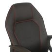3397702728194-Fauteuil de bureau BOGOTA - accoudoirs fixes - noir avec surpiqûres rouge-P_79439946_3-2