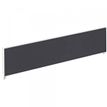 Ecran de séparation cadre aluminium H33 x L160 cm - cadre aluminium blanc - toile anthracite