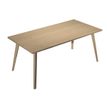 2012349512111-Bureau LEONARDO - 180 cm - Pieds bois - Chêne-P_79441746_1-0
