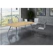 2012349514863-Table de réunion PLAZA - L160 x H72 x P90 - Pieds métal - Plateau hêtre-P_79441883_1-1