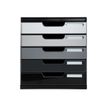 9002493424623-Exacompta Modulo - Module de classement 5 tiroirs - nuances de gris brillant-P_79442648_2-1