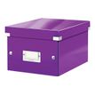 Leitz Click & Store - Boîte de rangement A5 - violet métallisé
