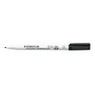 STAEDTLER LUMOCOLOR 301 - Marqueur feutre effaçable - pointe ogive - noir