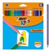 3270220022510-BIC Kids Tropicolors 2 - 24 Crayons de couleur--0