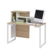 3483600289049-Surmeuble d'appoint ou comptoir d'accueil SUNDAY - L 83/61 x H 98/110 x P 32 cm - Chêne--3