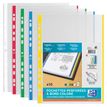 3045059718893-Oxford - 10 Pochettes perforées - A4 - lisse - pour 12 feuilles - 9/100 - 5 coloris vifs--0