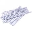 077511534829-Fellowes - 50 anneaux de reliure en plastique - 25mm - jusqu'à 210 feuilles - blanc--0